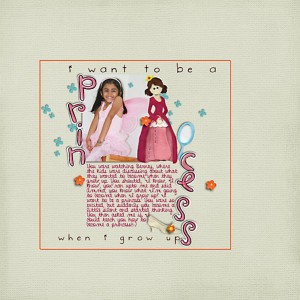 I want to be a princess