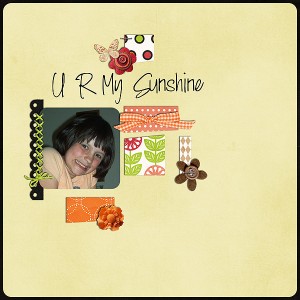U R my sunshine