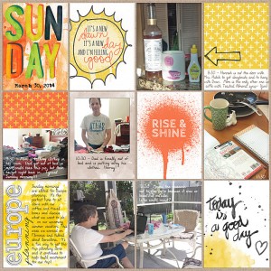 Sunday - A Day in the Life (left)