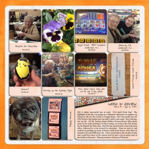 Project Life 2014: Week 14 (right)