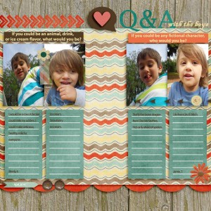 Q&A with the boys