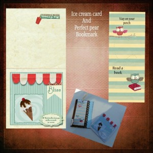 Card and book mark