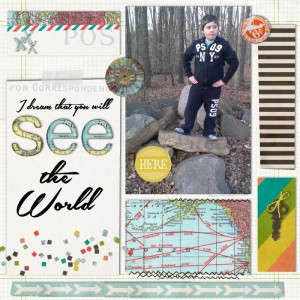 April Template Challenge:I dream that you see the world