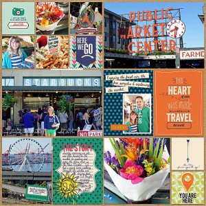 Project Life  - Vacation Album 2013 - Seattle Day 1 right