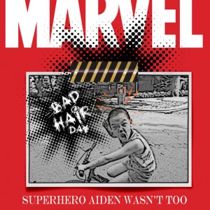 superhero bad hair day