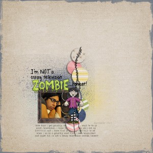 Crazy Television Zombie