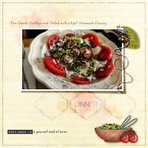 Pan Seared Scallop Salad