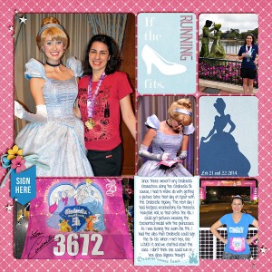 Cinderella 5k Bib