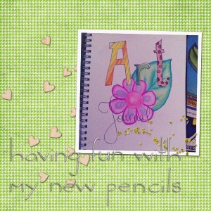 fun with my new pencils