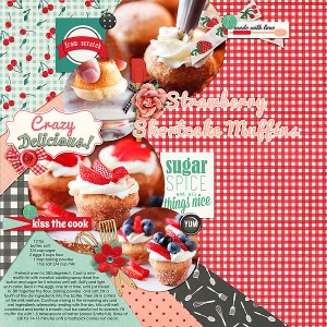 Strawberry Shortcake Muffins