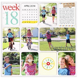 Project Life 2014 Week 18 (Left)