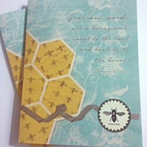 Words are a honeycomb card