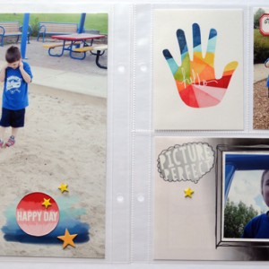 Happy Day 6x8 Hybrid Project Life Pages
