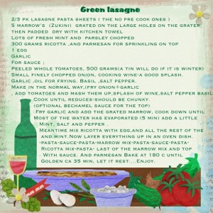 Green Lasange