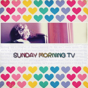 Sunday morning TV