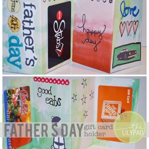 Father's Day Gift Card Holder