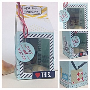 Milk Carton Beach Keepsake