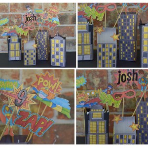 Super Hero  Centerpiece