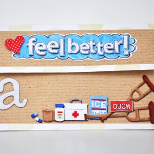 Feel better gift card holder