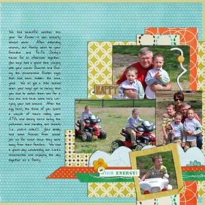 easter double page