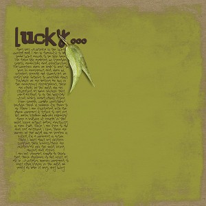 Lucky...