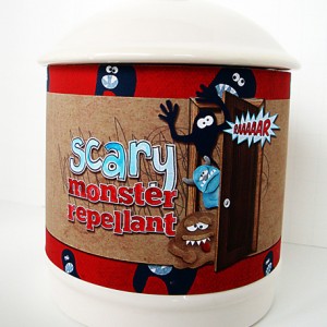 Monster repellent candle