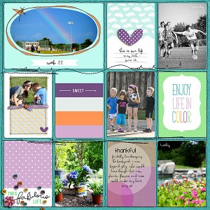 Project Life Wk 22 - Page 1