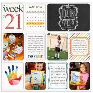 Project Life 2014 Week 21 (Left)