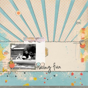 Having fun