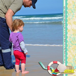 to the beach