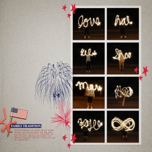 Sparkler fun