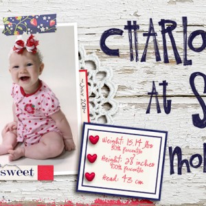 Charlotte at Six Months