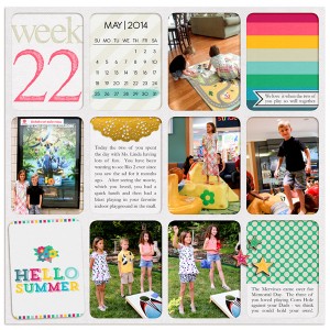 Project Life 2014 Week 22 (Left)