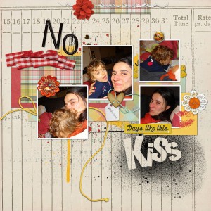 No kiss today ....