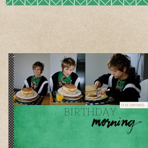 Birthday Morning