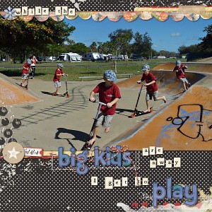 While the big kids are away...