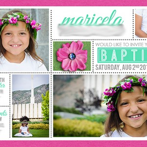 Maricela Baptism Invite