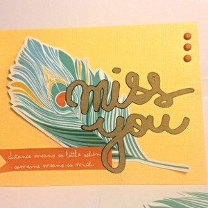 Miss You Card (hybrid)