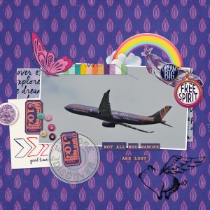 purple plane