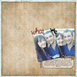 What We Have