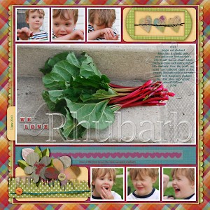 We Love Rhubarb
