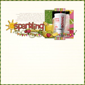 sparkling strawberry lemonade