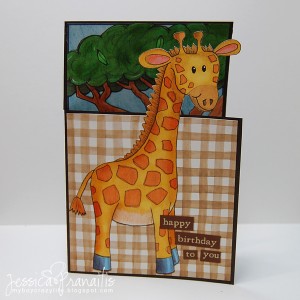 zoo bday card