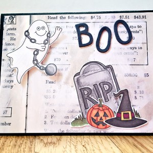 Boo Hybrid Halloween Card