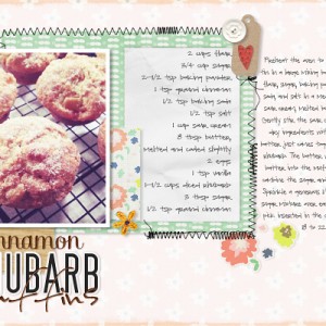 Cinnamon Rhubarb Muffins