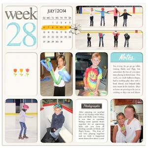 Project Life 2014 Week 28 Week 28 (Left)