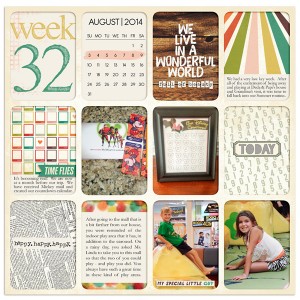 Project Life 2014 Week 32 (Left)