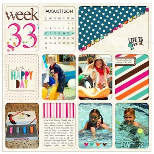 Project Life 2014 Week 33 (Left)