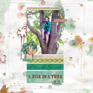 A Fox In A Tree
