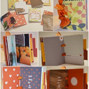 Fall Mini Journal Card Album
